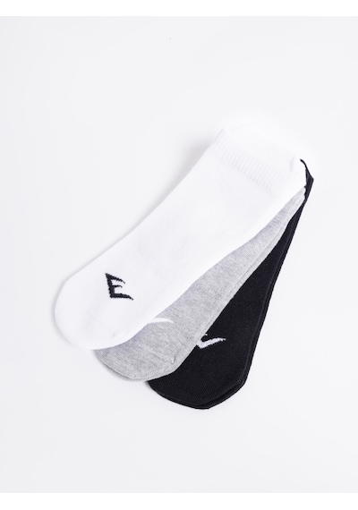 Everlast Econ 3'lü Karma Patik Çorap Gri Melanj