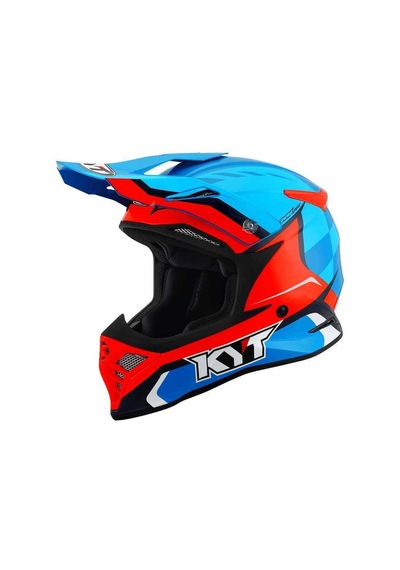 Kyt Skyhawk Kask Glowıng Mavi Turuncu Fluo Çok Renkli