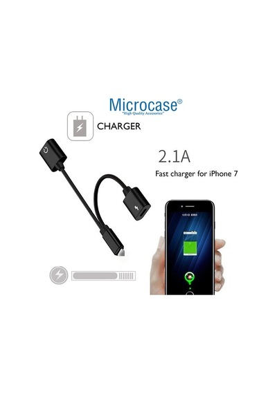 iOS Apple Uyumlu iPhone Lightning Splitter Şarj Ve Kulaklık Çevirici Ikd104