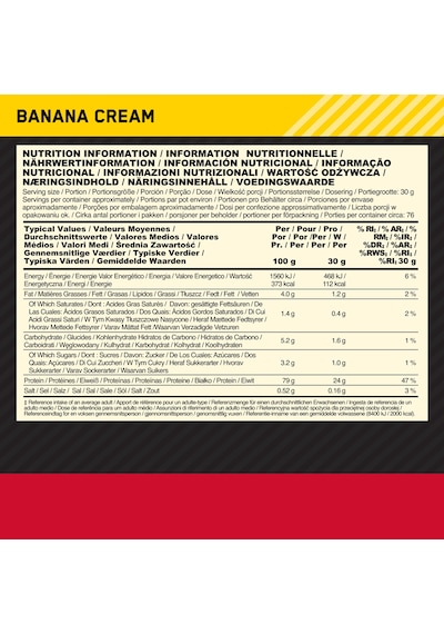 100% Whey Gold Standard Muz Aromalı 2.28kg 76 Servis Yüksek Protein Tozu Kas Gelişimi Muz