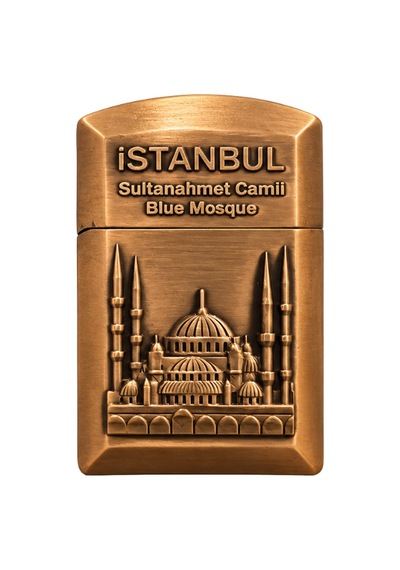 Hunter Soft Flame İstanbul Sultan Ahmet Design Bronz Çakmak Ack024