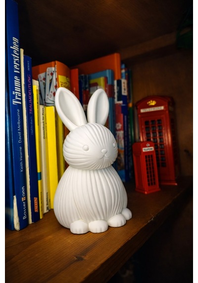 3d Baskı Tavşan Biblo Minimalist Bunny Dekor Sevimli Masaüstü Süs