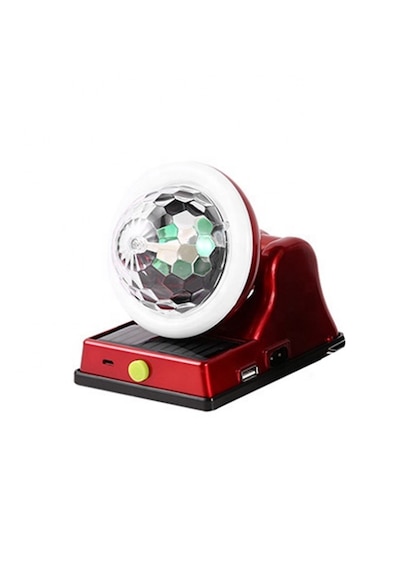 Dlk-2030 Güneş Enerjili Solar Taşınabilir Disko Topu, 360 Dönebilen Disko Işığı Ev - Kamp Uyumlu 1