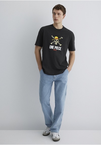 Mavi Loose Siyah Erkek T-shirt M0612662-70092 Siyah