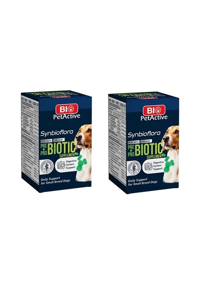 Bio Petactive Synbioflora Mini Irk Köpek Probiotic Sindirim Destekleyen 60 Tablet 30 G X 2 Adet