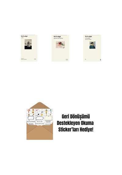 Cahil Ciltli + Görsel Yolculuklar + Van Gogh - Yüz Yıl Sonra + Okuma Sticker'ları