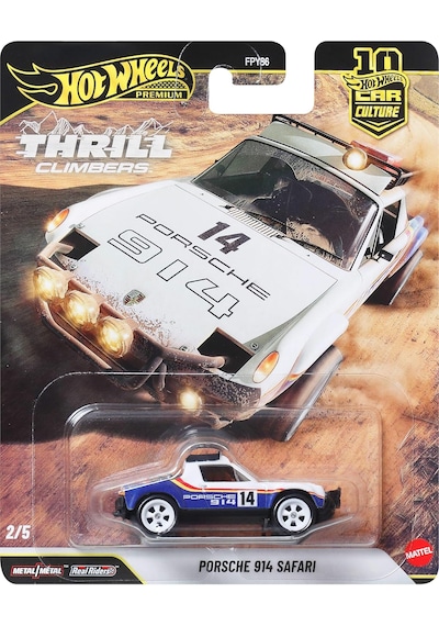 Hot Wheels Premium - Porsche 914 Safari 1/64 Jkf22 Beyaz - Mavi