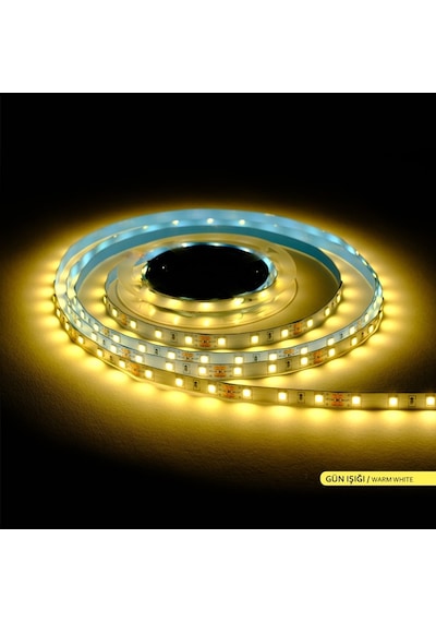 ACK Şerit LED 60 Led'li 3000K Günışığı 7W 5 Metre AS01-00800