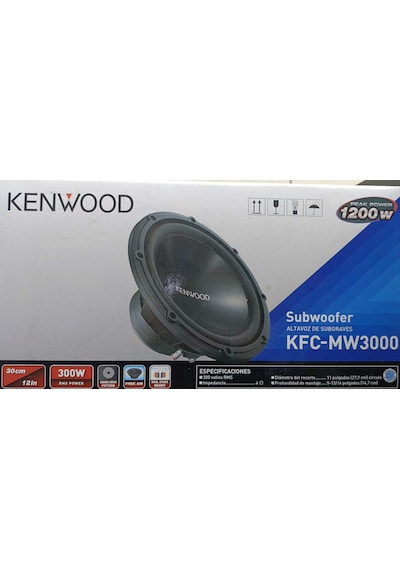 Kenwood Kfc-mw3000 1200 Watt 30 Cm Oto Subwoofer Bas
