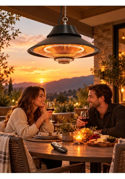 Elırg R.c 2000 Watt Işıklı Ve Kumandalı Karbon Infrared Soba