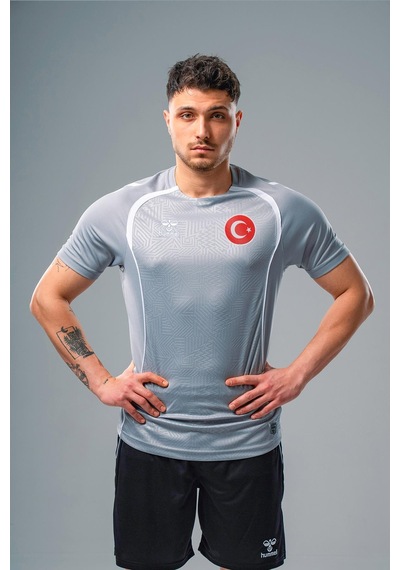 Hummel Target Milli Takım Antrenman Tişört Gri