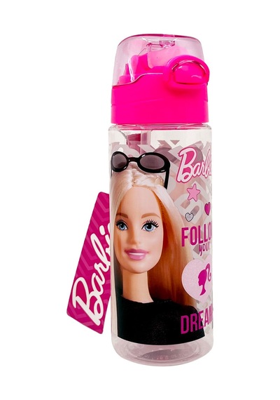 Barbie Pembe Çocuk Matarası 3410-barbıe Lisanslı 500 Ml Matara Çok Renkli
