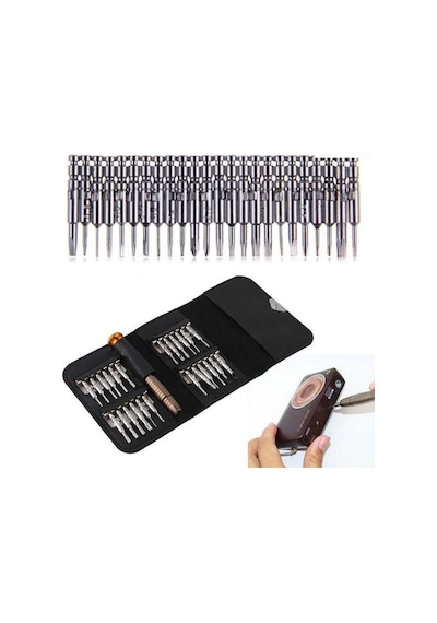 Hassas Torx Tornavida 25 in 1 Cep Telefonu Tamir Seti