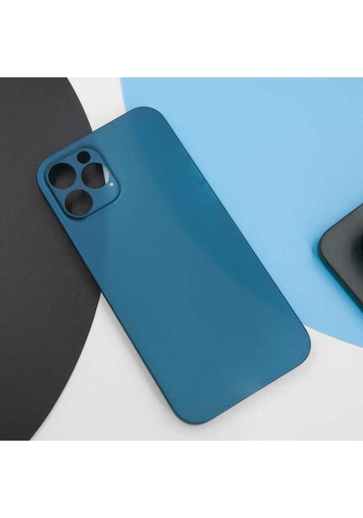 Apple iPhone Uyumlu 12 Pro Max Btbm 1.kalite Pp Silikon saks Mavi