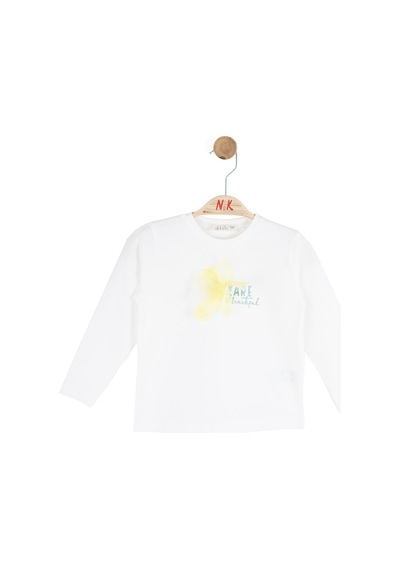 Xo Kids Kız Çocuk Tişort 1-4 Yaş 39620 Ekru