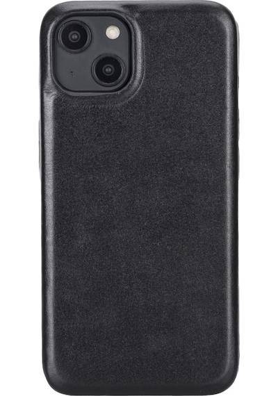 Apple Uyumlu iPhone 15 Deri Arka Kapak Rock Rst1
