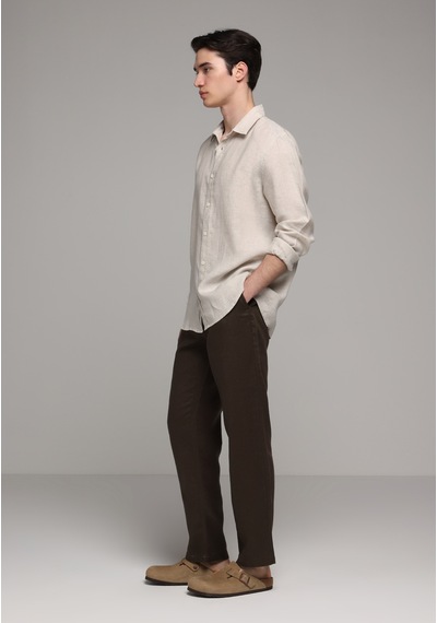 Colin's Colins Regular Fit Orta Bel Düz Paça Erkek Kahverengi Pantolon Cl1079999 Q1.v1 Brw