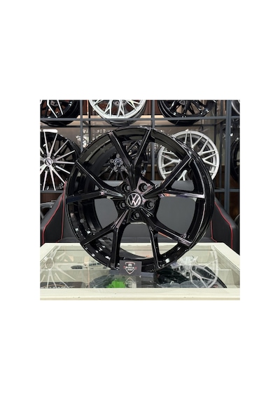 19 İnç 5x112 Vw Golf Piano Black R Line Jant Modeli 4adet