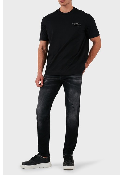 Emporio Armani Erkek Kot Pantolon 6d1j75 1d46z 0006 Siyah Siyah