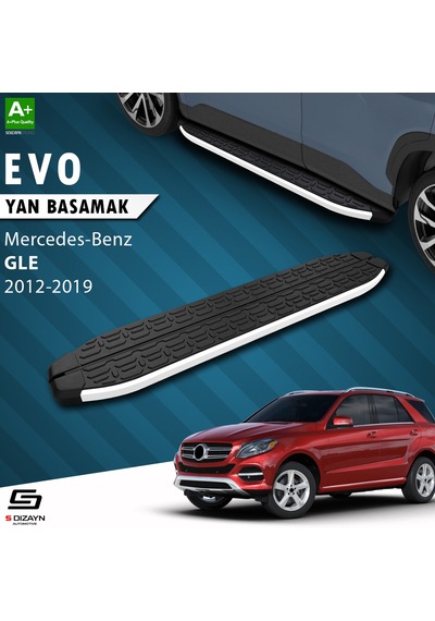 S-dizayn Mercedes Gle W166 Evo Aluminyum Yan Basamak 193 Cm 2012-2019