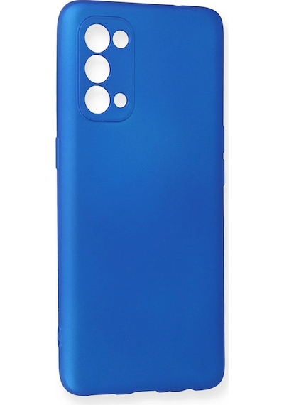 Newface Oppo Reno 5 Kılıf First Silikon Semeglbl - 58 - Mavi