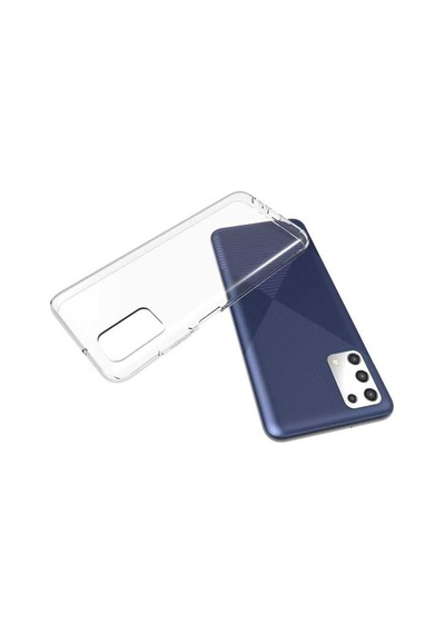 Zore Galaxy Uyumlu A03s Kılıf Süper Silikon Kapak - Renksiz Renksiz