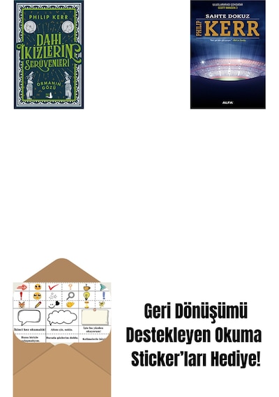 Dahi İkizlerin Serüvenleri - Ormanın Gözü + Sahte Dokuz + Okuma Sticker'ları