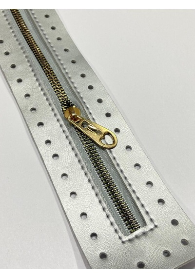 Karantuhafiye Derili Fermuar / Çanta Fermuarı / Kapak Fermuar 30 Cm Silver Silver Çok Renkli