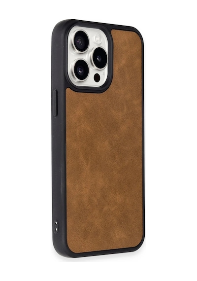 Ankaverse iPhone Uyumlu 14 Pro Kılıf Aras Deri Kapak - Taba