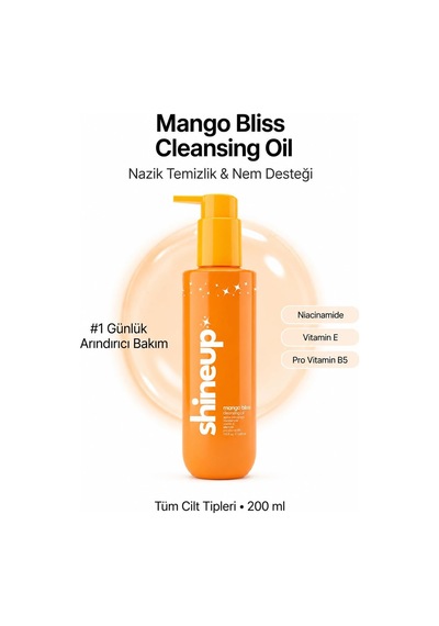 Mango Bliss Yağ Bazlı Temizleyici 200 Ml Nazik Temizleme Yağı