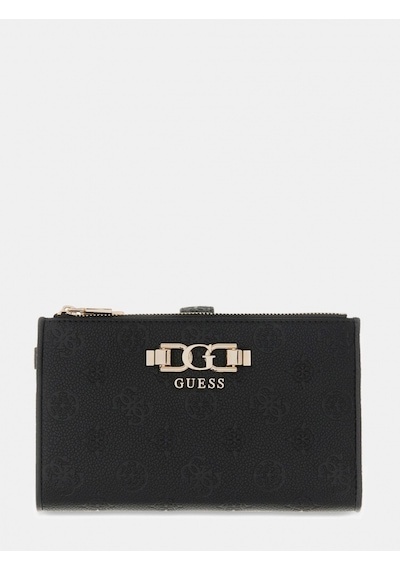 Guess Anise Çift Fermuarlı Organizer Kadın Siyah Cüzdan Swpd9916157-blo