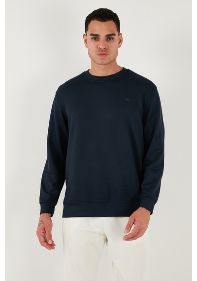Buratti Regular Fit Bisiklet Yaka Uzun Kollu Erkek Sweat 5901066 Lacivert