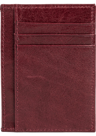 Bayderi Biwoly Deri Kartlık Bordo