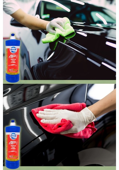 2li Set Wax Pasta Cila Sıvısı, Oto Araç Parlatıcı Wax 1 Litre