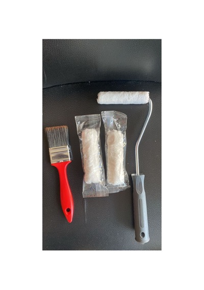 10cm Rulo Set Ve İz Bırakmayan Cadence Turkuaz 1no Fırça