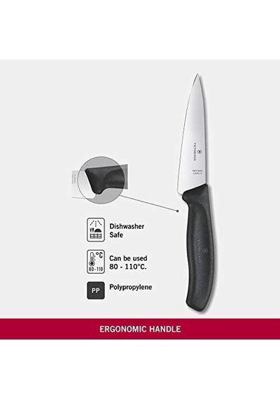 Mutfak Bıçağı Tranç Blister Uzunluk 12 Cm, 6.8003.12b Üstüne Siyah