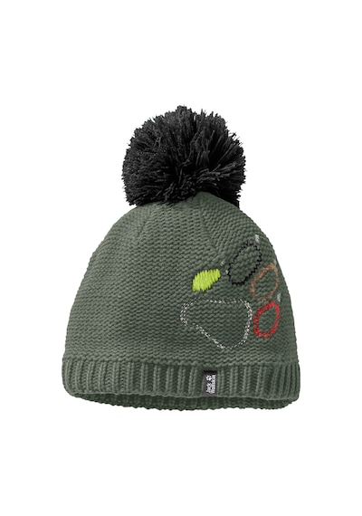 Jack Wolfskın Jack Wolfskin Paw Knit Cap Unisex Çocuk Yeşil Şapka 5145