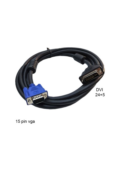 Dvı To Vga Çevirici Kablo 19 Pin Vga To 24+1 Dvı Çevirici Kablo 3m
