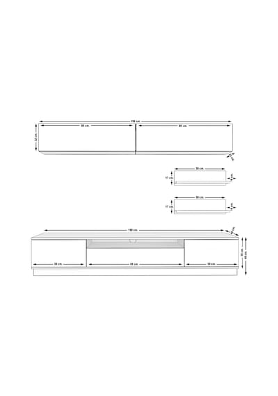 Decoraktiv Trendstyle 5s Mdf Tv Ünitesi Tv Sehpası Ceviz