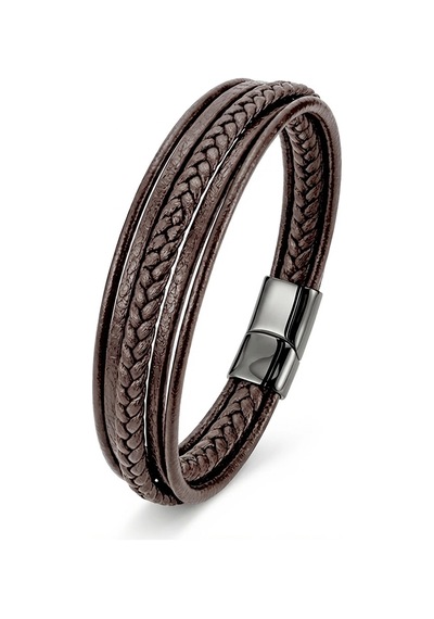 Moncuk Design Kahverengi Çoklu Deri Bileklik 33513b1d3