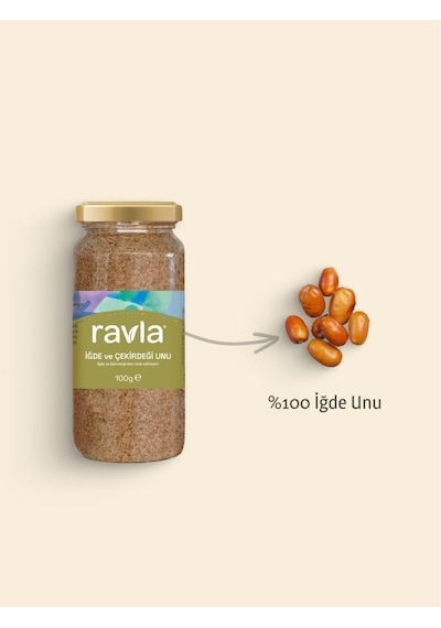 Ravla İğde ve Çekirdeği Unu 100 G