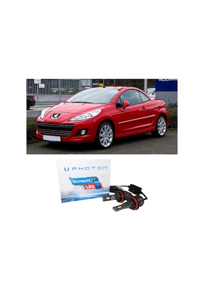 Peugeot 207 Kısa Far Ampulü H7 Ultimate Yeni Seri Beyaz 2009-2015