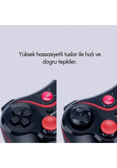 Profesyonel Oyuncu Kablosuz Gamepad Çoklu Cihaz Desteği 18366441