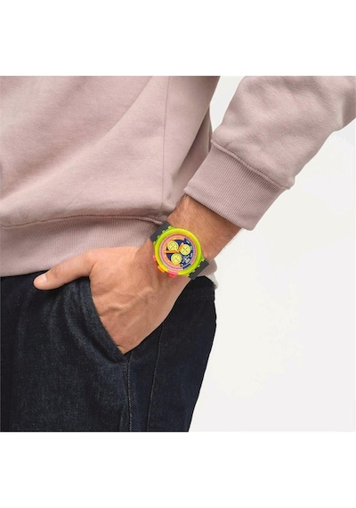Swatch Neon To The Max Sb06j100 Kol Saati Sarı