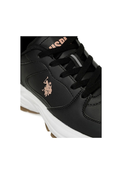 U.s. Polo Assn. Sorley 5pr Kadın Siyah 36-40 Sneaker Ayakkabı Siyah