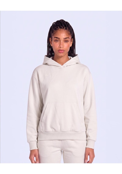 Kappa İnova Tur Kadın Bej Oversize Hoodie