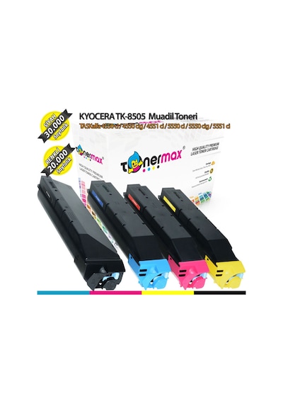 Kyocera Tk-8505 Set Uyumlu Toner / Taskalfa 4550 / 4551 / 5550 /