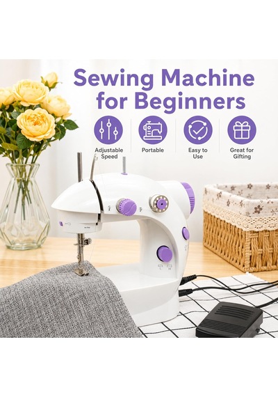 Mini Dikiş Makinesi, Portatif Kolay Kullanım Ve Taşıma, Pedallı Tasarım, Ayarlanabilir Hız Ayarı, Kıyafet Elbise Dikimi, Yeni Başlayanlar Ve Yetişkinler İçin Uygun Taşınabilir Dikiş Makinesi Mini Dikiş Makinesi, Portatif Kolay Kullanım Ve Taşıma, Pedallı Tasarım, Ayarlanabilir Hız Ayarı, Kıyafet Elbise Dikimi, Yeni Başlayanlar Ve Yetişkinler İçin Uygun Taşınabilir Dikiş Makinesi