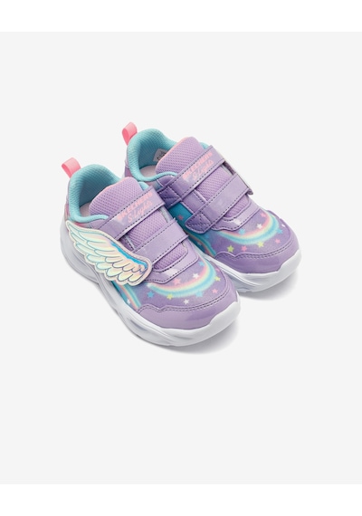 Skechers Twisty Glow Küçük Kız Çocuk Mor Spor Ayakkabı 303718n Lvmt Mor