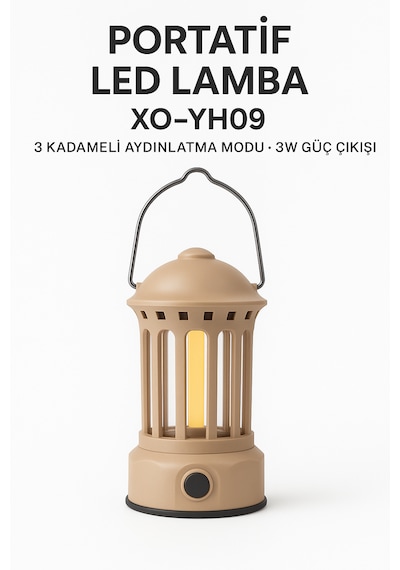 Yh09 Taşınabilir Led Işık 3 Kademeli Işık Modu 3w Güç Çıkışı